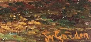 Niet of onleesbaar gesigneerd - C4125-14 - Bloemen in gemberpot (popjes) kopen? Bied vanaf 10!