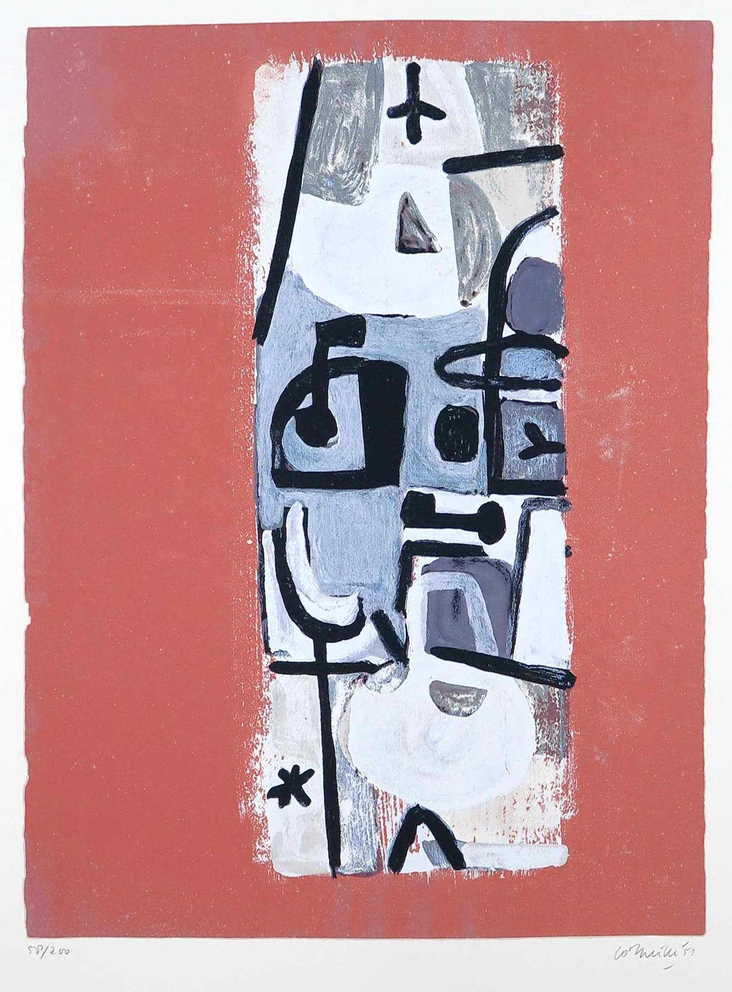 Corneille - Zeefdruk, Charlie Parker verkocht voor € 100!