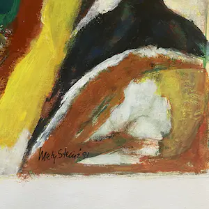 Niet of onleesbaar gesigneerd - gouache Mety Steinz - 1991 kopen? Bied vanaf 1!