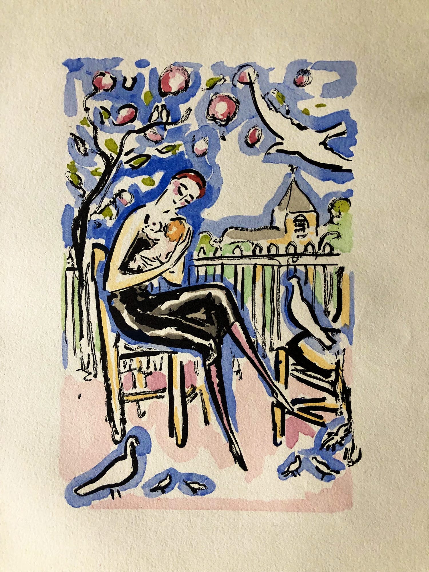 Kees van Dongen - Kees van Dongen - Moeder en kind - 1925 kopen? Bied vanaf 295!