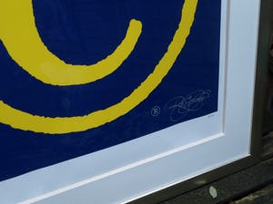 Rob Scholte - Ingelijste zeefdruk , Copyright – lijst: 112 x 108 cm – Expositie in De Fundatie kopen? Bied vanaf 250!