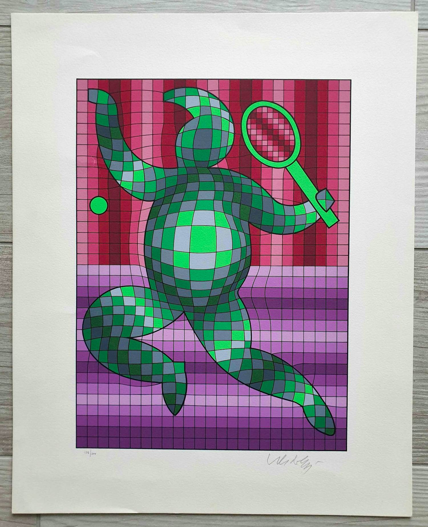 Victor Vasarely - Tennisplayer kopen? Bied vanaf 375!