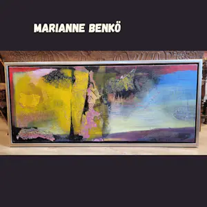 AcheterMarianne Benko - Abstracte kunst met gemengde techniek van olieverf en encaustiek? Enchérissez de 375!