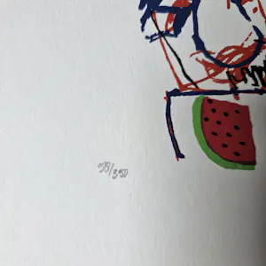 Herman Brood - Zeefdruk - Kookkunst- 350 ex kopen? Bied vanaf 69!