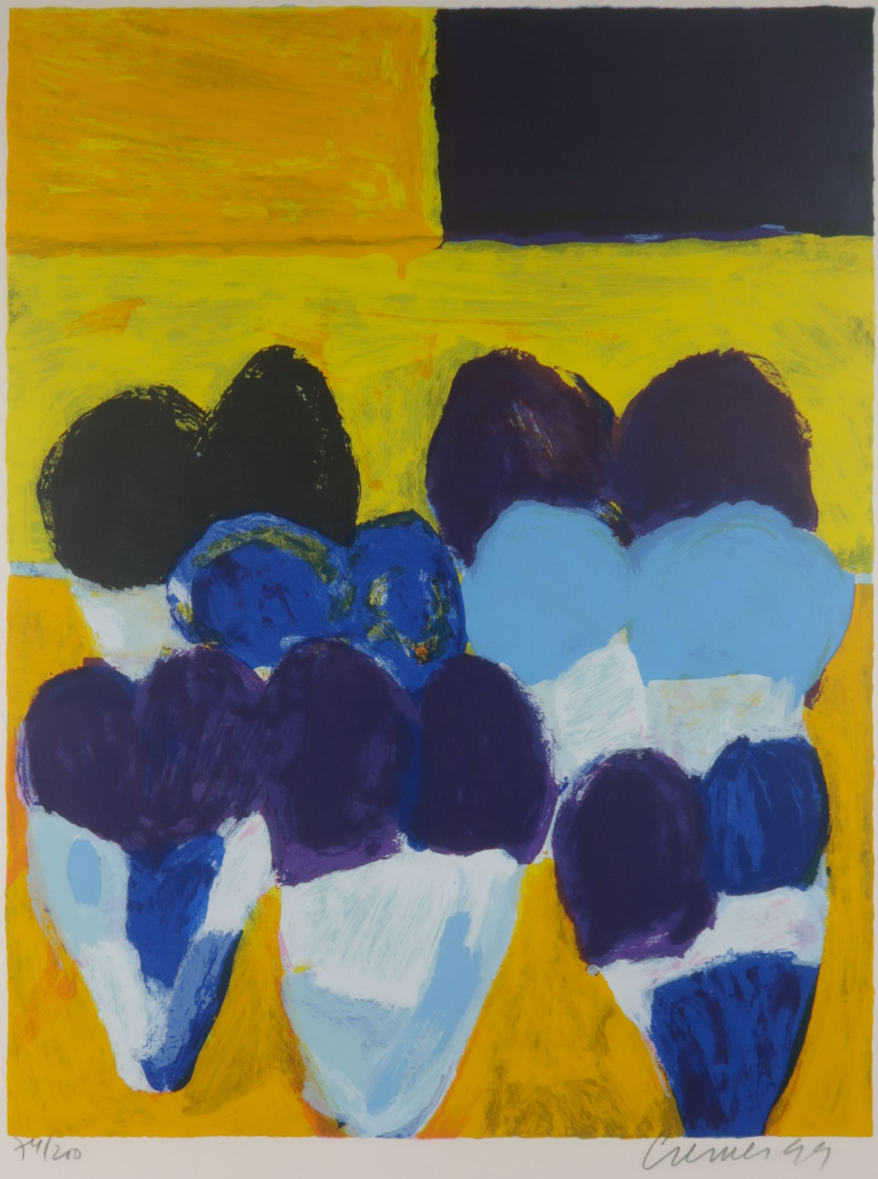 Jan Cremer - Zeefdruk, Tulpen - Ingelijst (Groot) kopen? Bied vanaf 180!