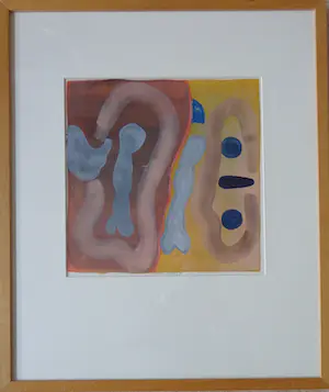 Jeroen Olthof - TEGENGESTELDE SPANNINGEN / ORIGINEEL WERK / 63x53cm / KADER / SIG / 1990 kopen? Bied vanaf 40!