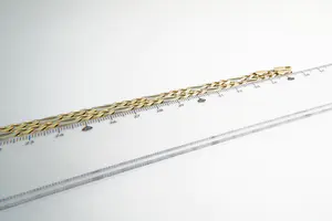 86 - Lang (70cm!) bicolor 14Krt gouden Figaro collier - herenmodel - gekeurd kopen? Bied vanaf 760!