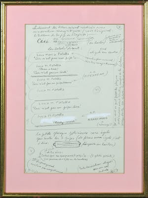 Luca Maria Patella - Potlood- en pentekening, Lot van twee tekeningen kopen? Bied vanaf 1!