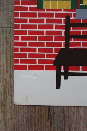 Joseph Willaert - Zeefdruk: boerderijgevel - 1974 kopen? Bied vanaf 150!