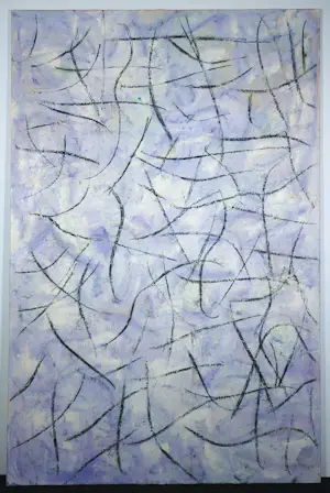 Angelos Tassopoulos - Olieverf op doek, Abstracte compositie - Zeer groot kopen? Bied vanaf 600!