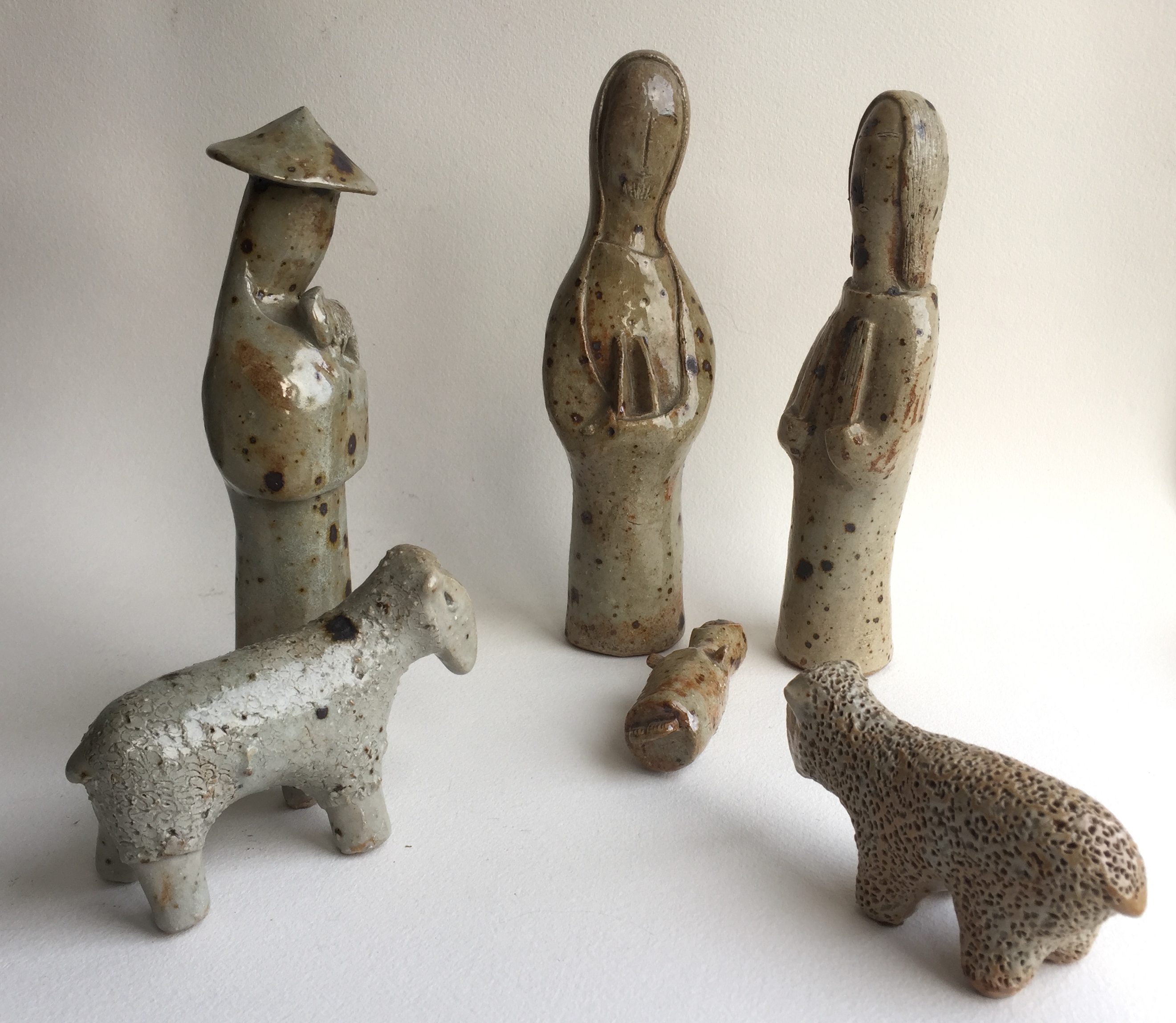 Niet of onleesbaar gesigneerd - kerstgroep verkocht voor € 1!