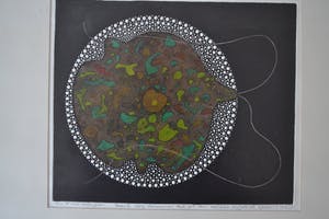Harry van Kruiningen - Ets, eerst vrijkomende cel uit een zygote. kopen? Bied vanaf 50!