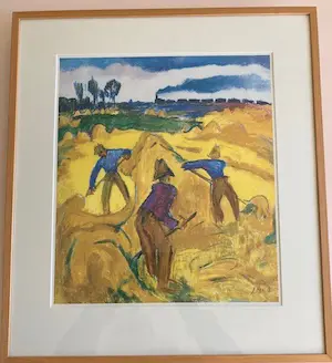 Jan Altink - Hooiende boeren op het Groninger platteland kopen? Bied vanaf 100!