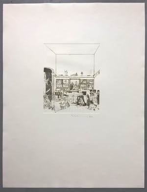 Sipke Huismans - gesigneerde litho kopen? Bied vanaf 55!