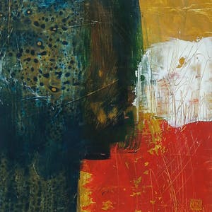 Wilma de Rosa Spierings - Acryl op papier, Drie-luik - Ingelijst kopen? Bied vanaf 60!