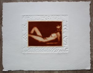 Niet of onleesbaar gesigneerd - ets: naakte dame kopen? Bied vanaf 1!