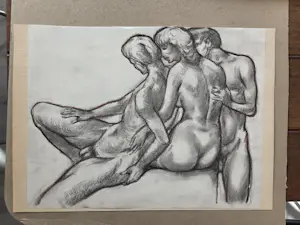 Klaas Pijlman - Zeven expliciete tekeningen. Naakt. Erotisch. kopen? Bied vanaf 20!