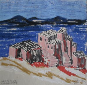 Wim Mulder - Gemengde techniek "Ohrid Joegoslavie" kopen? Bied vanaf 30!