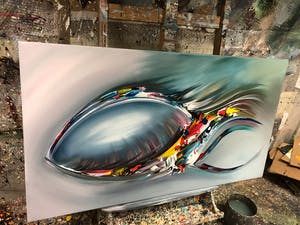 Gena - Abstract Blue Light kopen? Bied vanaf 1!