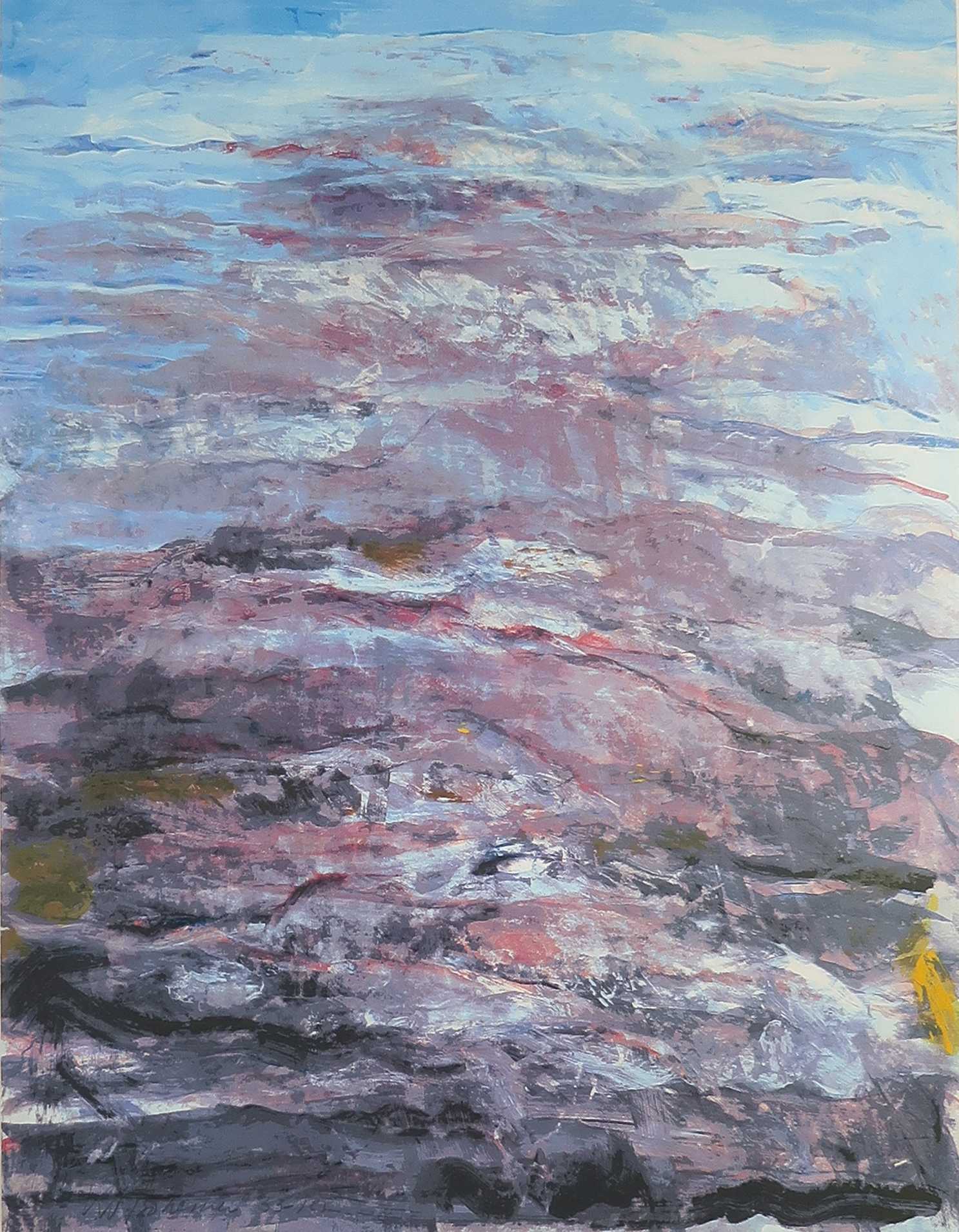 Kees van Bohemen - Zeefdruk, Landschap - Ingelijst (Groot) kopen? Bied vanaf 150!