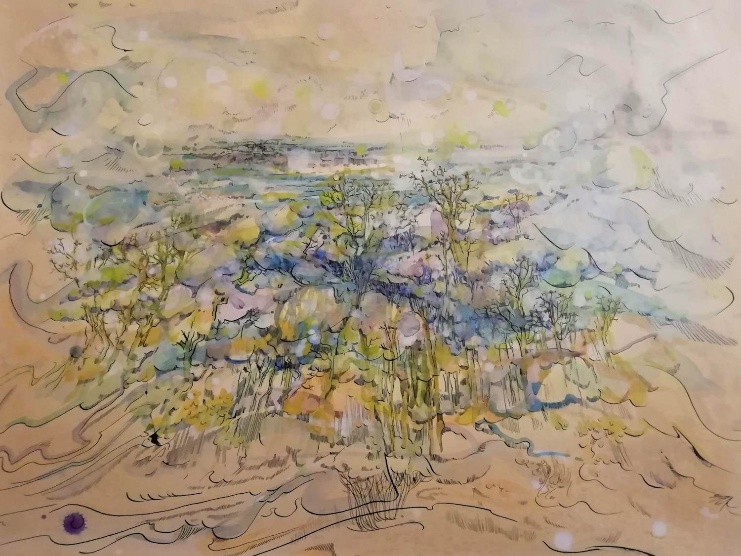 Ger Polak - Landschap - tussen Bergen en Egmond. kopen? Bied vanaf 100!