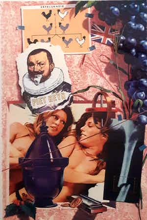 Rob Scholte - Zeer grote zeefdruk "Golden Horizon 7" verkocht voor € 220!