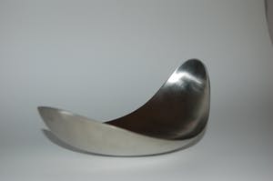 Georg Jensen - Helle Damkjaer: RVS schaaltje bladvorm- Leaf kopen? Bied vanaf 35!