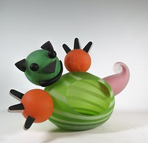 Ozzaro by Loranto - Grote Matglazen opengewerkte kat kopen? Bied vanaf 50!