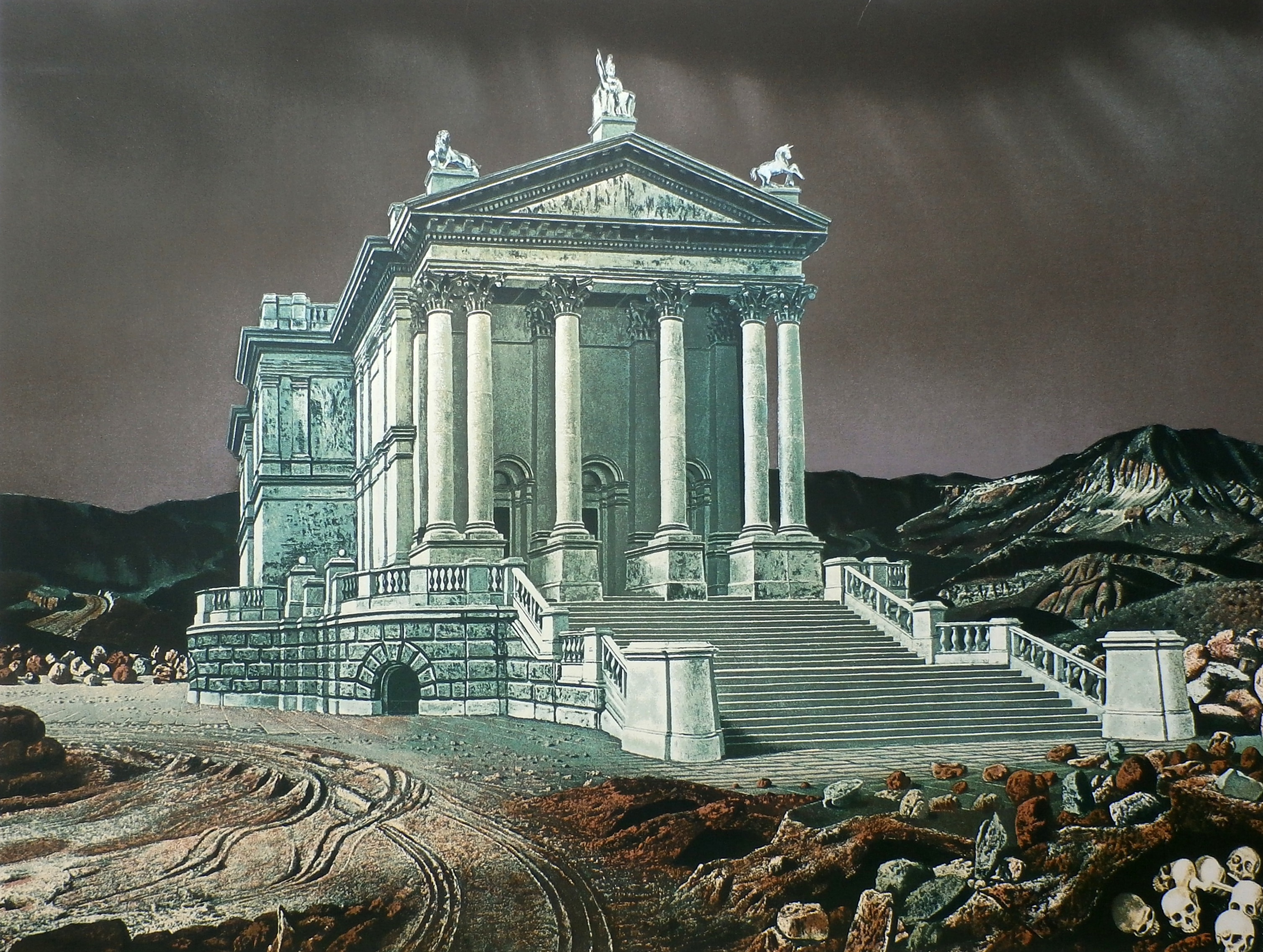 Carel Willink - litho: De Tate Gallery verplaatst - 1979 kopen? Bied vanaf 850!