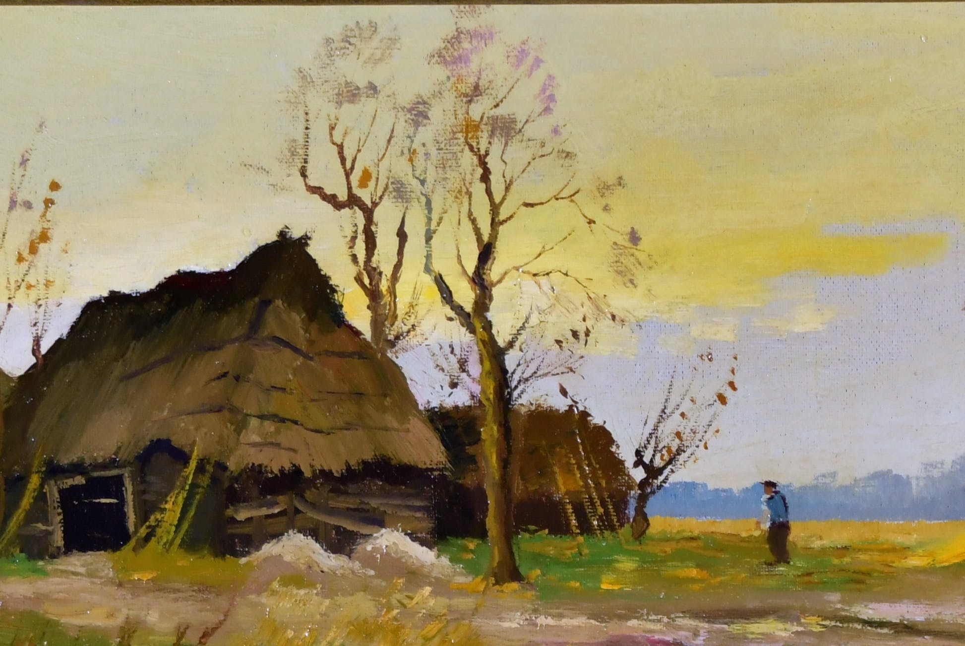 Albert Zwartjes - (1902-1976) - Landschap - Boerenerf - Olieverf op doek - gesigneerd l.o. kopen? Bied vanaf 175!