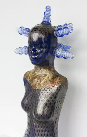Richard Price - Sculptuur van glas, Blue Lady (Groot!) kopen? Bied vanaf 2000!