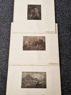 Marius Bauer - Het complete werk - Carel ende Elegast - 10 litho's - alle potloodgesigneer kopen? Bied vanaf 89!