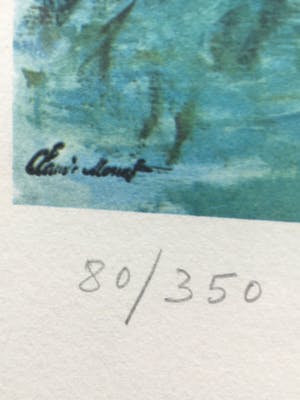 Claude Monet - Lithografie/Silkscreen Limited edition kopen? Bied vanaf 200!