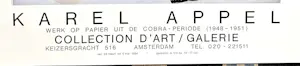 Karel Appel - Het Zonnedier, tentoonstellingsaffiche , Cobra kopen? Bied vanaf 35!