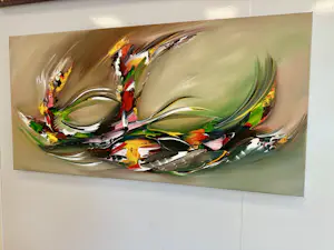 Gena - Abstract Green kopen? Bied vanaf 199!