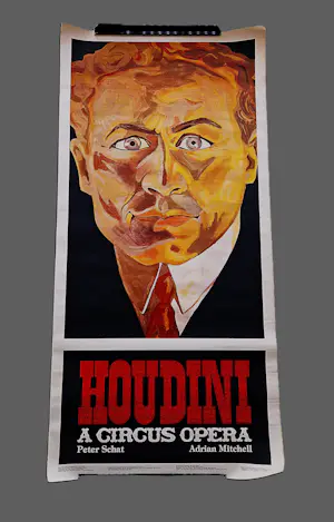 Floris Guntenaar - manshoge jaren 70 affiche theater Carre "Houdini A Circus Opera" kaufen? Bieten Sie von 48!