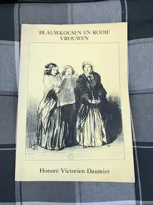 Honore Daumier - Blauwkousen en rooie vrouwen. verkauft für € 3!