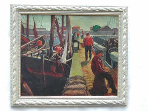 Niet of onleesbaar gesigneerd - haven van Brugge kopen? Bied vanaf 10!