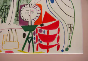 AcheterPablo Picasso - ATELIER VILLA CALIFORNIE 1955 CERCLE d´ART PARIS? Enchérissez de 250!