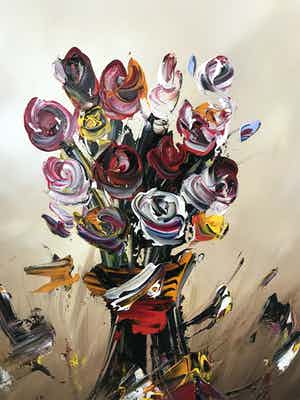 Gena - Fantasy flowers verkocht voor € 70!