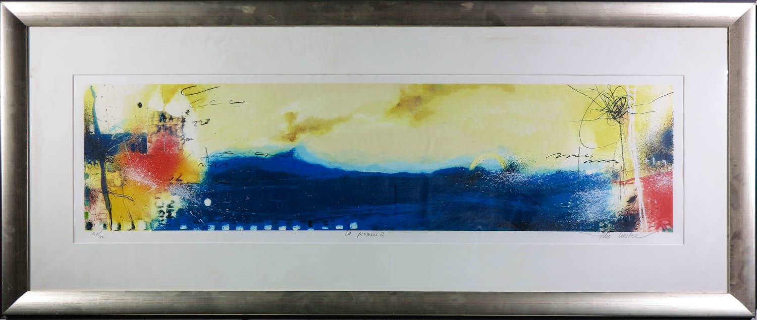 Theo Koster - Zeefdruk op stevig papier, Zonder titel - Ingelijst kopen? Bied vanaf 90!