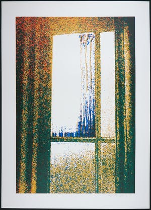 Wil Bink - Portfolio met zes zeefdrukken, Boven onder links rechts kopen? Bied vanaf 60!