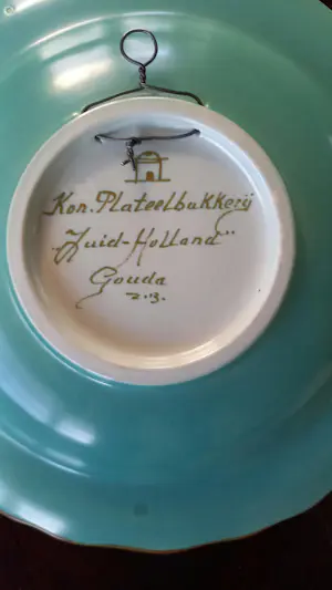 Plateelbakkerij Zuid-Holland - KNSM Herdenkingsbord kopen? Bied vanaf 75!