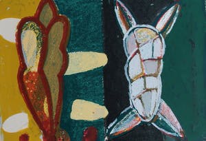 Piet Warffemius - zeefdruk: Slangekracht - 1991 kopen? Bied vanaf 49!