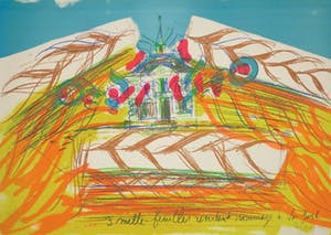 Jean Messagier - Litho, Hommage à Van Gogh kopen? Bied vanaf 35!