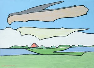 Paul Overhaus - Olieverf op board, Zonder titel kopen? Bied vanaf 40!