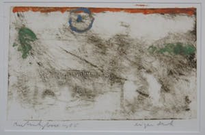 Anton Heyboer - Handgekleurde Ets, Z.T. - Ingelijst kopen? Bied vanaf 175!