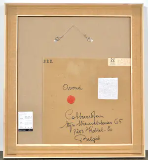 Jan Cobbaert - Avond - gesigneerde gouache - ingelijst kopen? Bied vanaf 1550!