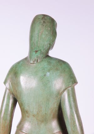 Raymond Glorie - Brons, Staande boerin (Groot) kopen? Bied vanaf 600!