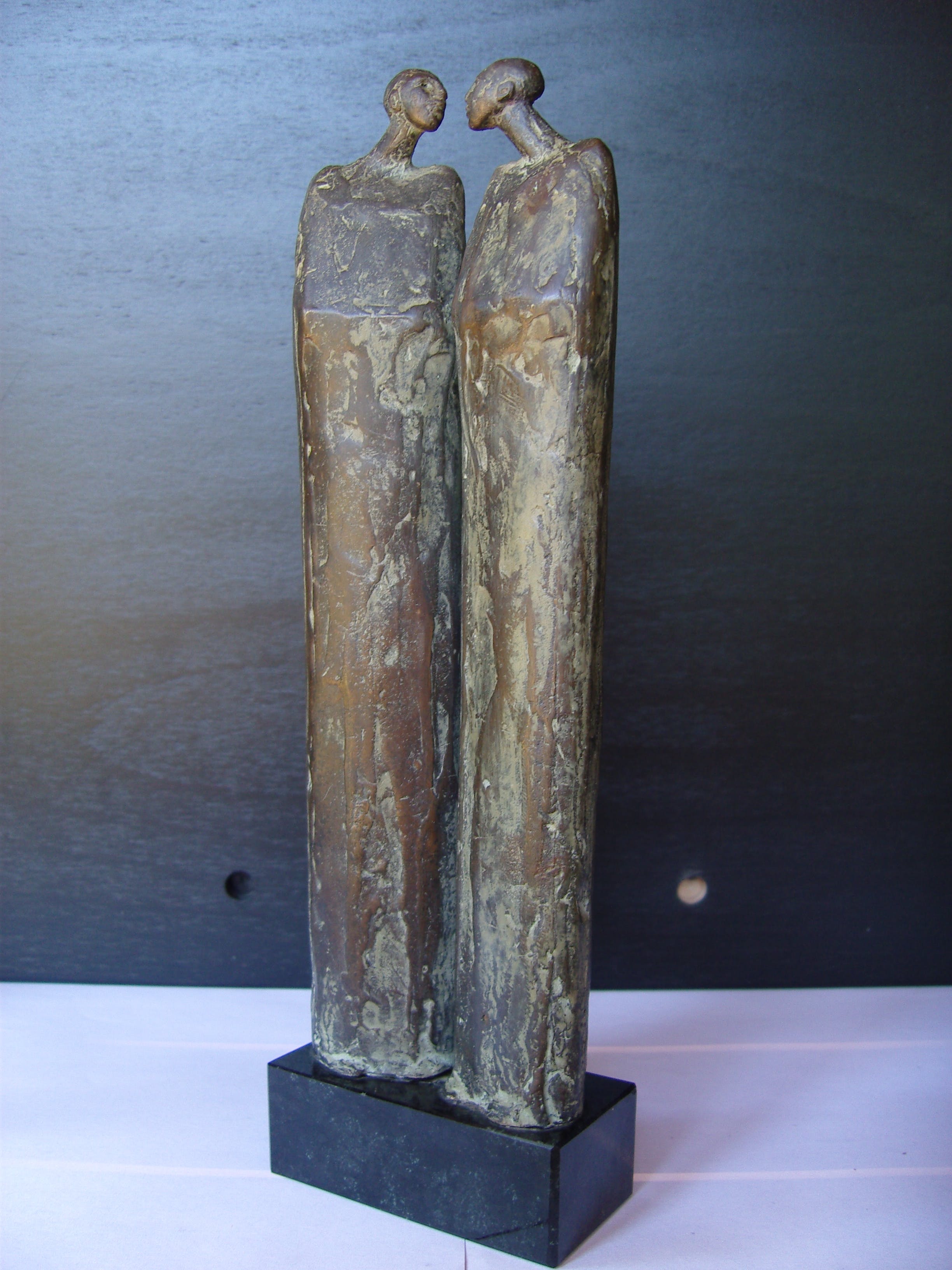 Tjikkie Kreuger - Brons "Conversatie" kopen? Bied vanaf 425!